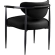 Meridian Furniture Virella Black Vegan Leather Dining Chair (Set of 2)
