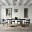 Meridian Furniture Virella Olive Vegan Leather Dining Chair (Set of 2)
