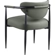 Meridian Furniture Virella Olive Vegan Leather Dining Chair (Set of 2)