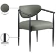 Meridian Furniture Virella Olive Vegan Leather Dining Chair (Set of 2)