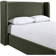 Meridian Furniture Kendall Green Velvet Upholstered King Bed