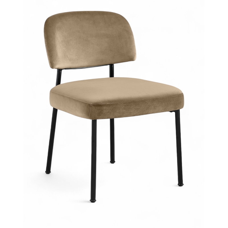 Meridian Furniture Zarelle Beige Performance Fabric Dining Chair (Set of 2)