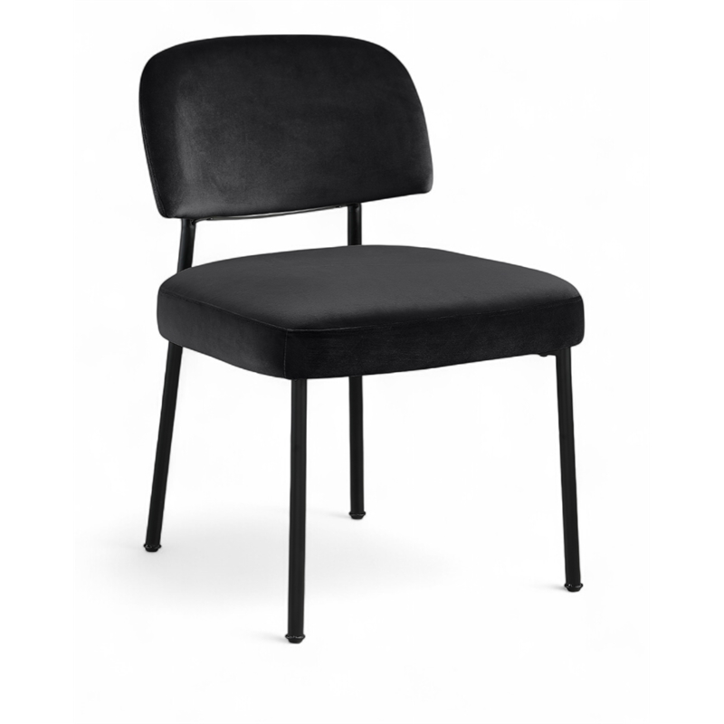 Meridian Furniture Zarelle Black Performance Fabric Dining Chair (Set of 2)