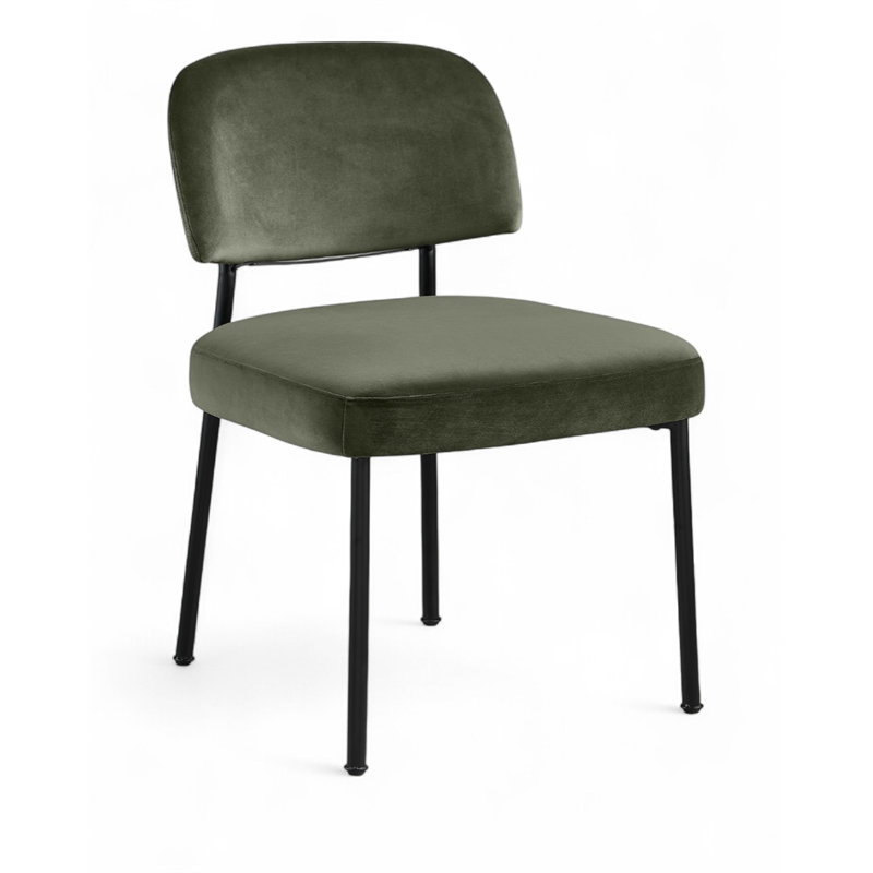 Meridian Furniture Zarelle Green Performance Fabric Dining Chair (Set of 2)
