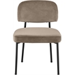 Meridian Furniture Zarelle Taupe Performance Fabric Dining Chair (Set of 2)