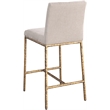 Meridian Furniture Reeves Beige Chenille Upholstered Counter Stool (Set of 2)