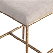 Meridian Furniture Reeves Beige Chenille Upholstered Counter Stool (Set of 2)