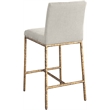 Meridian Furniture Reeves Cream Chenille Upholstered Counter Stool (Set of 2)