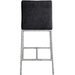 Meridian Furniture Reeves Black Chenille Upholstered Counter Stool (Set of 2)