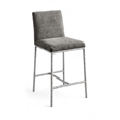 Meridian Furniture Reeves Grey Chenille Upholstered Counter Stool (Set of 2)