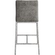 Meridian Furniture Reeves Grey Chenille Upholstered Counter Stool (Set of 2)