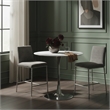 Meridian Furniture Reeves Grey Chenille Upholstered Counter Stool (Set of 2)