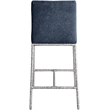 Meridian Furniture Reeves Navy Chenille Upholstered Counter Stool (Set of 2)