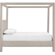 Meridian Furniture Salina Beige Linen Textured Fabric Upholstered Queen Bed