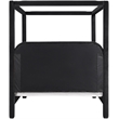 Meridian Furniture Salina Black Velvet Upholstered Full Bed