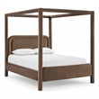 Meridian Furniture Salina Brown Velvet Upholstered Full Bed
