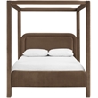 Meridian Furniture Salina Brown Velvet Upholstered Full Bed