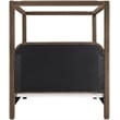 Meridian Furniture Salina Brown Velvet Upholstered Queen Bed