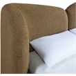 Meridian Furniture Elowen Brown Chenille Fabric Upholstered Full Bed