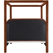 Meridian Furniture Salina Cognac Velvet Upholstered Queen Bed