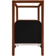 Meridian Furniture Salina Cognac Velvet Upholstered Twin Bed