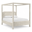 Meridian Furniture Salina Cream Velvet Upholstered King Bed