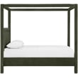 Meridian Furniture Salina Green Velvet Upholstered Queen Bed