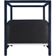 Meridian Furniture Salina Navy Velvet Upholstered Full Bed