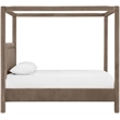 Meridian Furniture Salina Taupe Velvet Upholstered Queen Bed