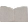 Meridian Furniture Elowen Beige Chenille Fabric Upholstered Full Bed