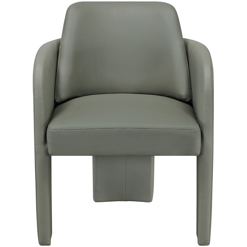 Meridian Furniture Vanda Olive Vegan Leather Upholstered Dining Chair
