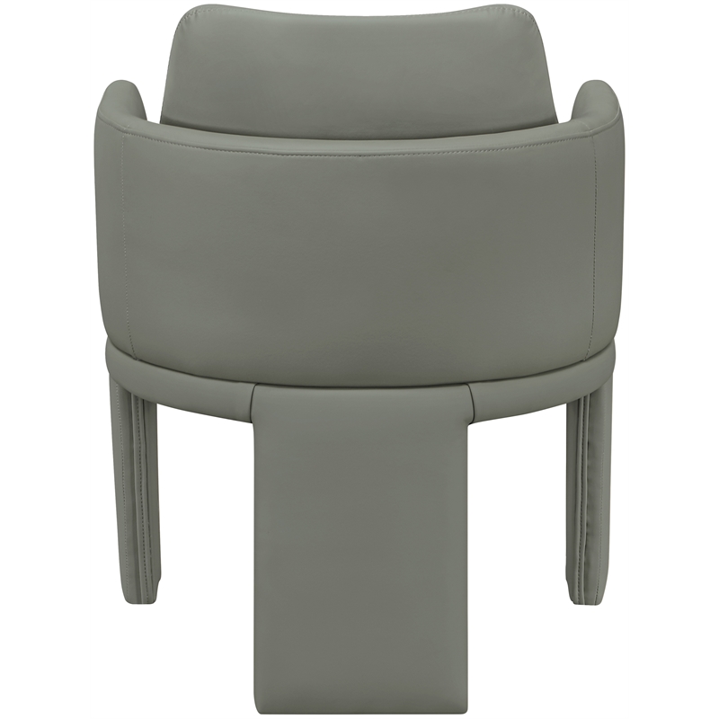 Meridian Furniture Vanda Olive Vegan Leather Upholstered Dining Chair