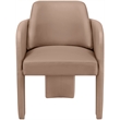 Meridian Furniture Vanda Tan Vegan Leather Upholstered Dining Chair