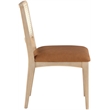Meridian Furniture Atrium Cognac Vegan Leather Dining Chair (Set of 2)