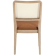 Meridian Furniture Atrium Cognac Vegan Leather Dining Chair (Set of 2)