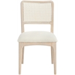 Meridian Furniture Atrium Cream Vegan Leather Dining Chair (Set of 2)