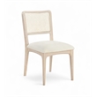 Meridian Furniture Atrium Cream Vegan Leather Dining Chair (Set of 2)