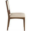 Meridian Furniture Atrium Beige Vegan Leather Dining Chair (Set of 2)