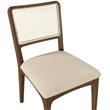 Meridian Furniture Atrium Beige Vegan Leather Dining Chair (Set of 2)
