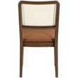 Meridian Furniture Atrium Cognac Vegan Leather Dining Chair (Set of 2)