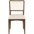 Meridian Furniture Atrium Cream Vegan Leather Dining Chair (Set of 2)