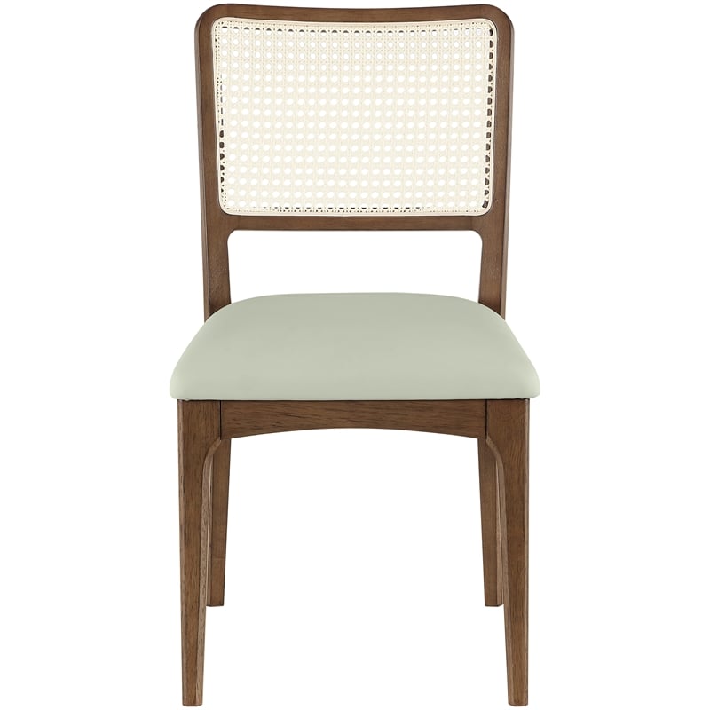 Meridian Furniture Atrium Mint Vegan Leather Dining Chair (Set of 2)