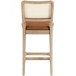 Meridian Furniture Atrium Cognac Vegan Leather Counter Stool (Set of 2)