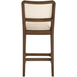 Meridian Furniture Atrium Beige Vegan Leather Counter Stool (Set of 2)