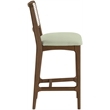 Meridian Furniture Atrium Mint Vegan Leather Counter Stool (Set of 2)