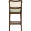 Meridian Furniture Atrium Mint Vegan Leather Counter Stool (Set of 2)