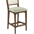 Meridian Furniture Atrium Mint Vegan Leather Counter Stool (Set of 2)
