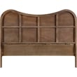 Meridian Furniture Windsor Brown Solid Wood And Natural Cane Full Bed