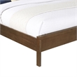 Meridian Furniture Windsor Brown Solid Wood And Natural Cane Queen Bed