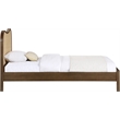 Meridian Furniture Windsor Brown Solid Wood And Natural Cane Twin Bed